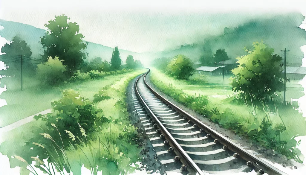 Recycling von Eisenbahnschwellen