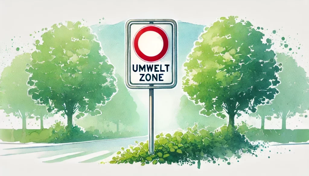 environmental sticker Austria Germany France