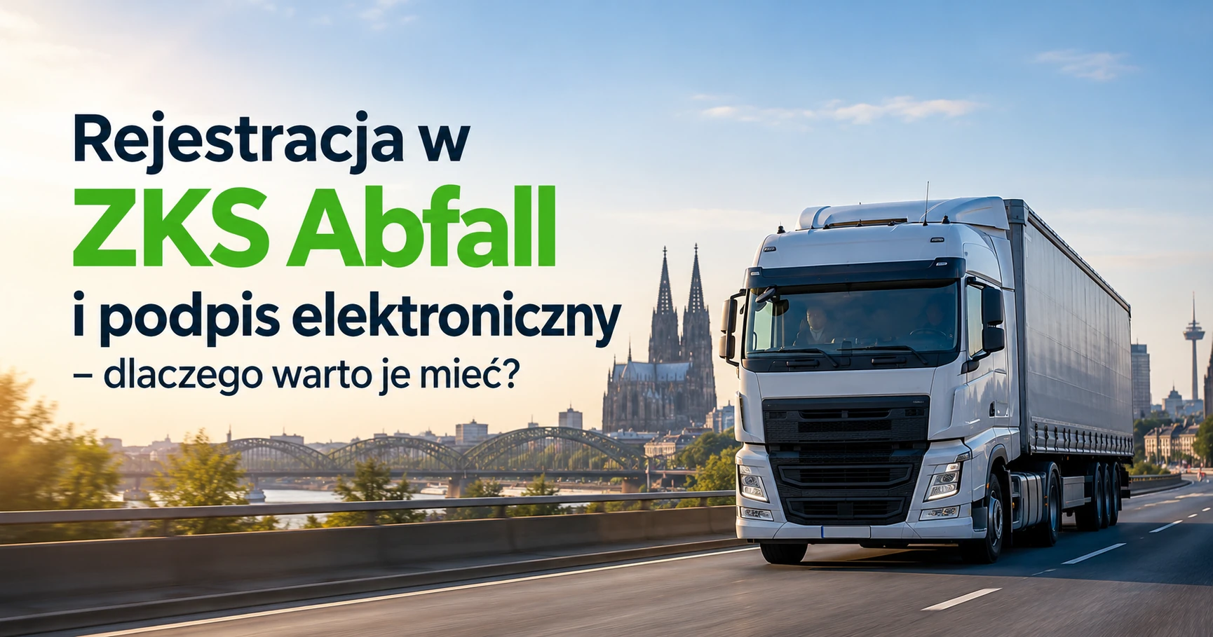 Rejestracja ZKS Abfall i podpis elektroniczny